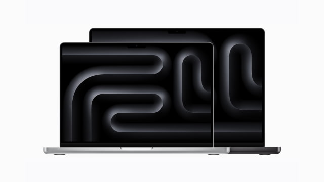 Current 14-inch and 16-inch MacBook Pro models with notched displays