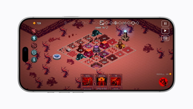A screen on iPhone 18 Pro Max shows gameplay of 9 Kings.
