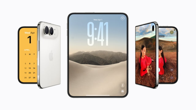 iPhone Duo devices shown folded and open.