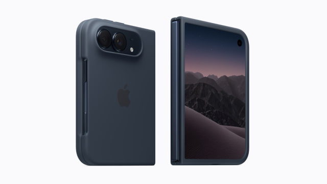 The two-part iPhone Duo Case in navy blue.