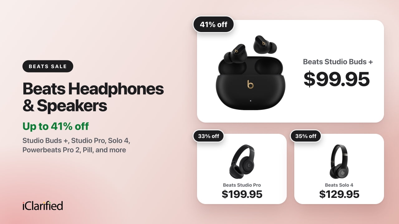 Beats Headphones, Earbuds, and Pill Speaker Are Up to 41% Off [Deal]