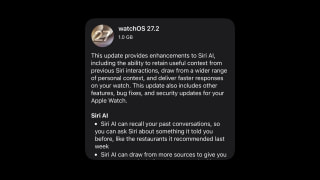 Apple выпустила watchOS 27.2 с улучшениями Siri на базе ИИ и более быстрыми ответами