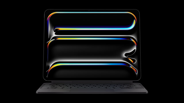 iPad Pro attached to Magic Keyboard