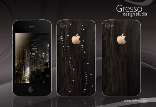 Gresso Replaces iPhone 4 Glass With 200 Year-Old African Blackwood