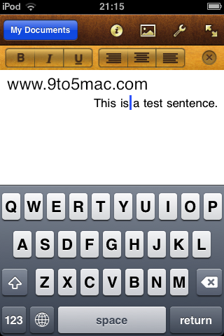 Pages for iPhone Gets Previewed [Screenshot Gallery]