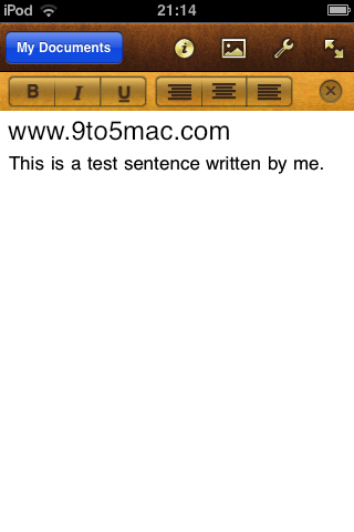 Pages for iPhone Gets Previewed [Screenshot Gallery]