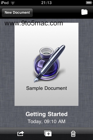 Pages for iPhone Gets Previewed [Screenshot Gallery]