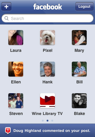 Facebook App Has Been Updated for iOS 4, iPhone 4