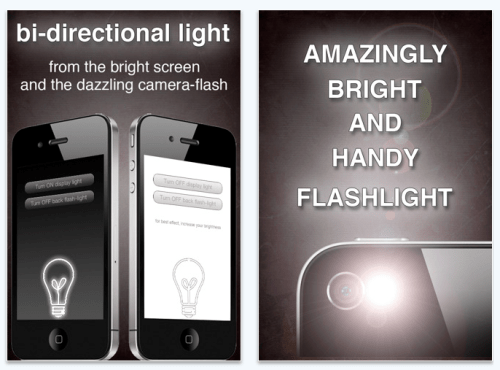 High Power LED Flashlight App for iPhone 4
