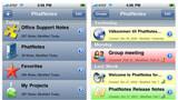 PhatWare Releases PhatNotes for iPhone 2.0