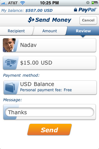 PayPal App Updated With iOS 4.0 Support