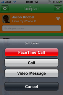 Faceplant Will Let You Know When Your Friends Are On FaceTime