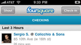 Foursquare iPhone App Adds SMS and Email