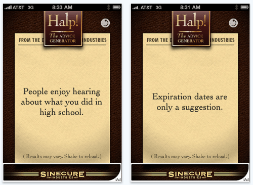 Free iPhone App Halp!
