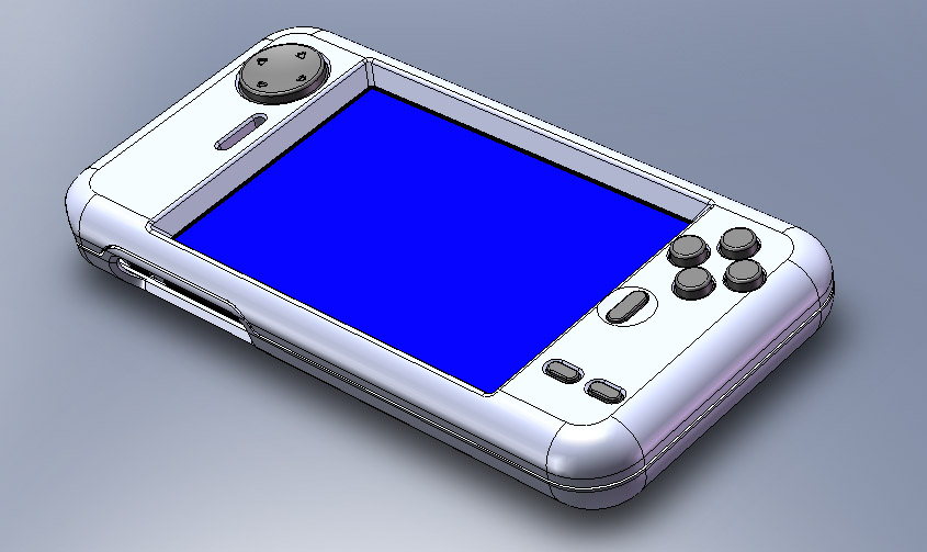 iPhone Case With Gaming Control Pad [Prototype]