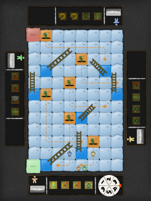 Putting a Punch Into Snakes and Ladders