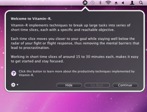 Vitamin-R 1.21 Adds Log Book feature