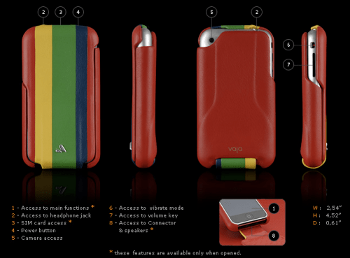 Vaja intros iVolution Stripes iPhone Case