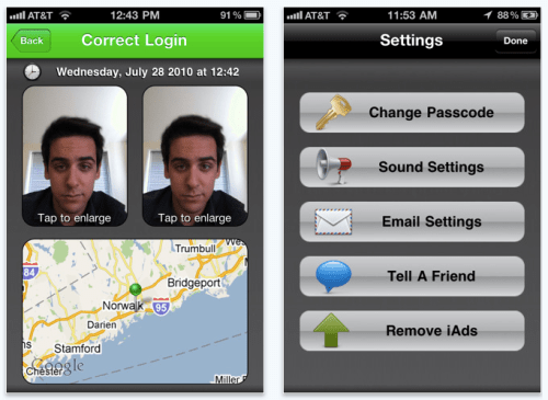 Camera Security Comes to iPhone 4