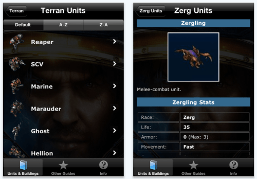 Guide for StarCraft II Units and Buildings