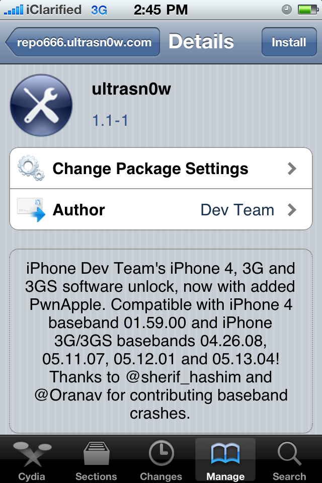 UltraSn0w iPhone Unlock Updated to Improve Battery Life