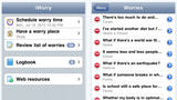 First Worry Journal App for iPhone