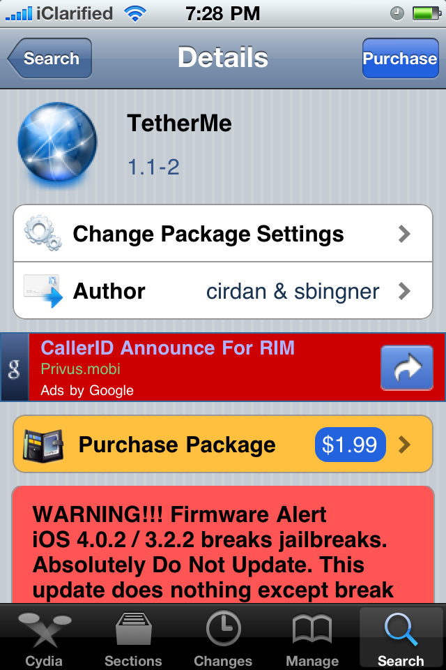 Enable Tethering on Your iPhone Using TetherMe