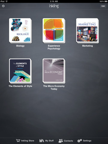 Inkling Offers Interactive Textbooks on the iPad [Video]