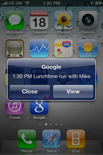 Google Mobile App Adds Push Notifications for Gmail, Calendar
