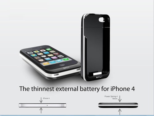 Thinnest External Battery for iPhone 4