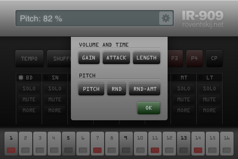 IR-909 Drum Machine for the iPhone