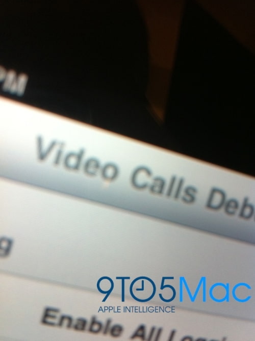 Leaked Shot of Next-Gen iPad Hints at FaceTime 