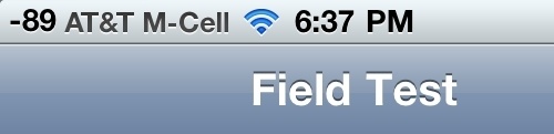 iOS 4.1 Brings Field Test Mode Back to the iPhone