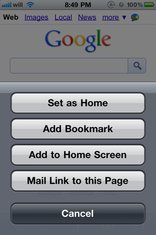 New Tweak Lets You Set Your MobileSafari Homepage