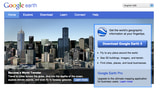 Google Launches New Website for Google Earth