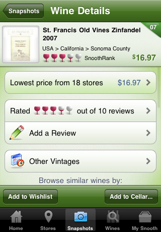 Snooth Wine Pro Uses Image Recognition to Detect Your Wine