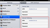 iOS 4.2 Beta 2 Adds Tethering Settings to iPad