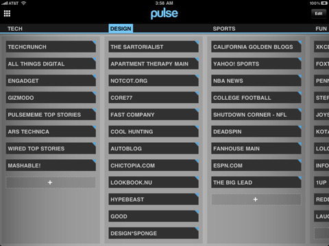 Pulse 2.0 News Reader Now Available for iPad