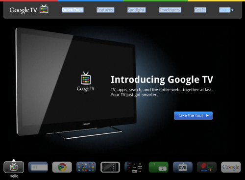 Google Launches New Site for Google TV