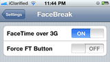 FaceBreak Enables FaceTime Over 3G on iOS 4.1