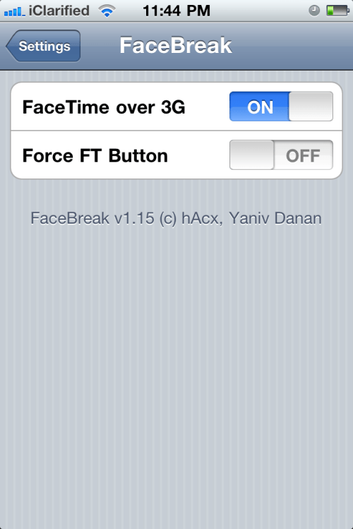 FaceBreak Enables FaceTime Over 3G on iOS 4.1