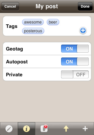 Posterous Releases an App for the iPhone