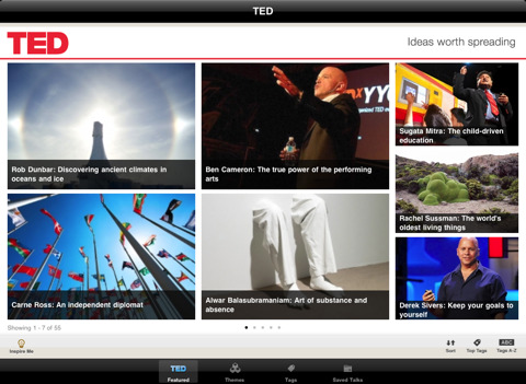 TED Releases an App for the iPad