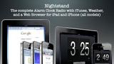 Innovative iOS Clock with Alarm/Weather/Radio/Browser