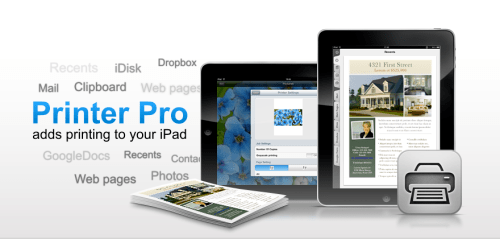 Printer Pro Adds Printing to iPad
