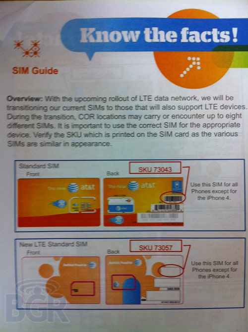AT&amp;T Begins Switching to 4G Compatible SIM Cards