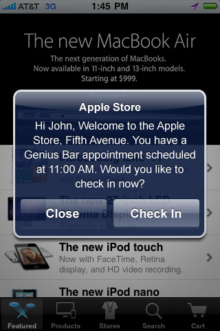 Apple Store App Updated With Check-In, Reservations, Engraving