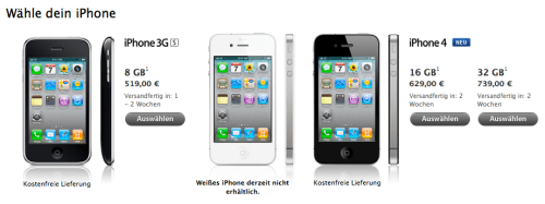 Apple Begins Selling Unlocked iPhone 4s in Germany