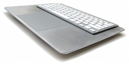 Aluminum Platform Combines Your Wireless Keyboard and Magic TrackPad