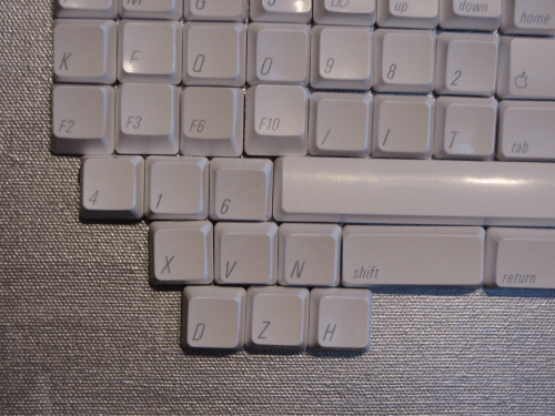 Apple Logo Made From Apple Keyboard Keys